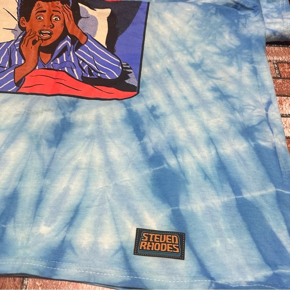 Steven Rhodes Blue Tie-Dye T-Shirt size XL - Picture 7 of 11